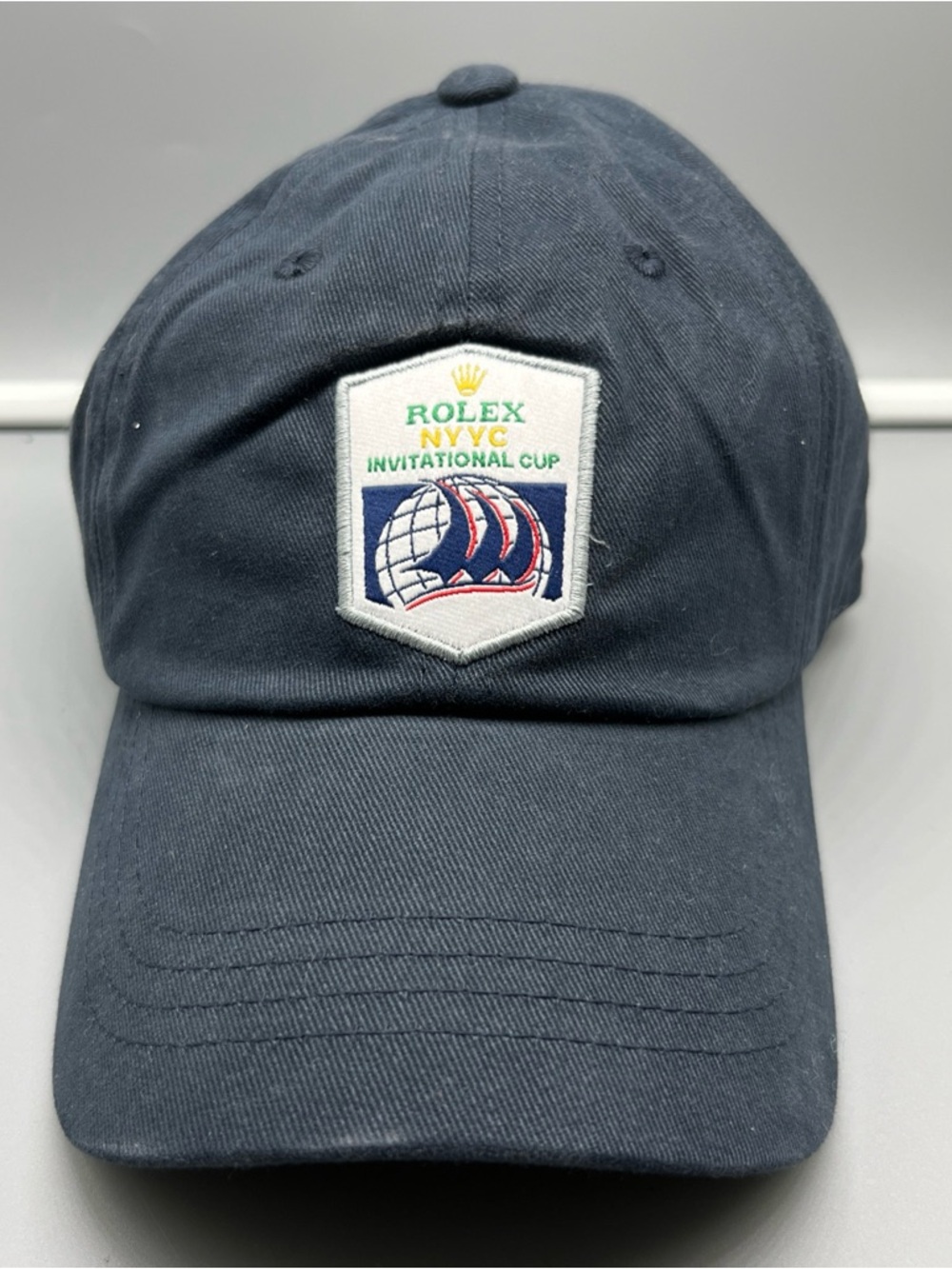 Rolex navy blue embroidered Invitational Cup cap